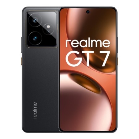 realme GT 7 17,2 cm (6.78″) SIM doble Android 15 5G USB Tipo C 12 GB 512 GB 7000 mAh Negro