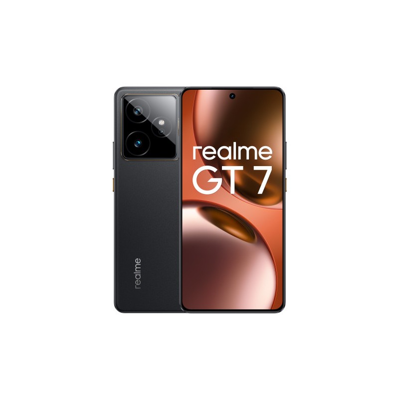 realme GT 7 17,2 cm (6.78″) SIM doble Android 15 5G USB Tipo C 12 GB 512 GB 7000 mAh Negro