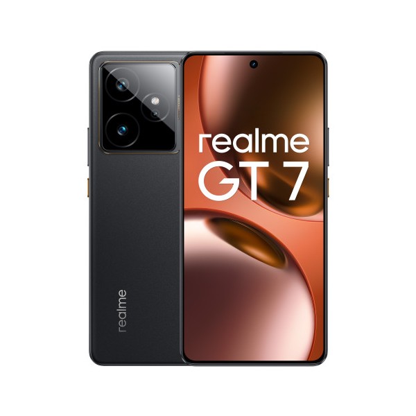realme GT 7 17,2 cm (6.78″) SIM doble Android 15 5G USB Tipo C 12 GB 512 GB 7000 mAh Negro