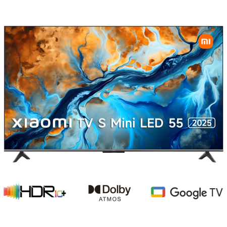 Xiaomi TV S Mini LED 55 139,7 cm (55″) 4K Ultra HD Smart TV Wifi Negro 1200 cd / m²