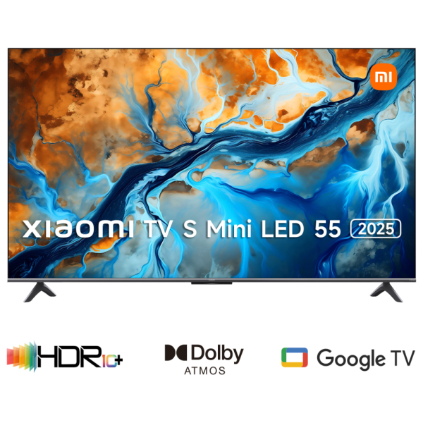 Xiaomi TV S Mini LED 55 139,7 cm (55″) 4K Ultra HD Smart TV Wifi Negro 1200 cd / m²