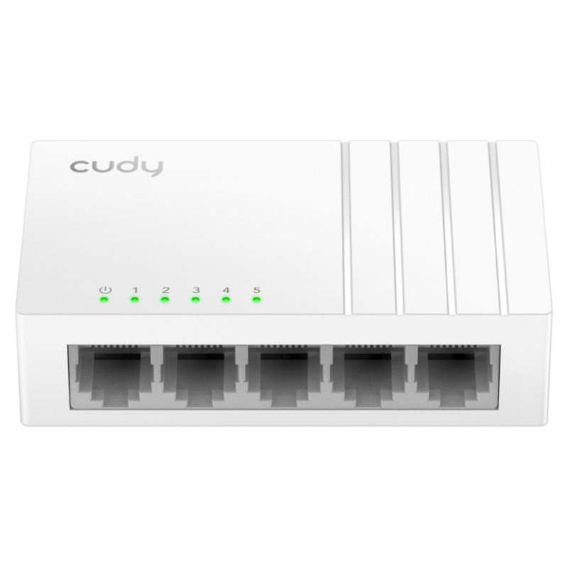 Cudy FS105D switch No administrado Fast Ethernet (10/100) Blanco