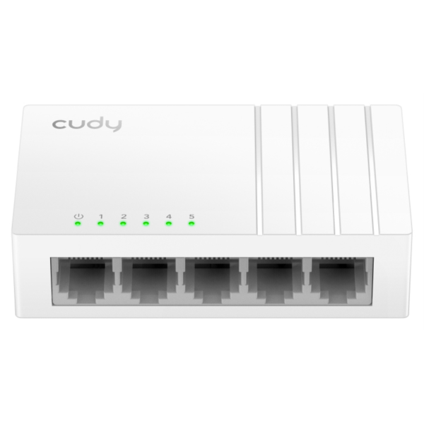 Cudy FS105D switch No administrado Fast Ethernet (10/100) Blanco