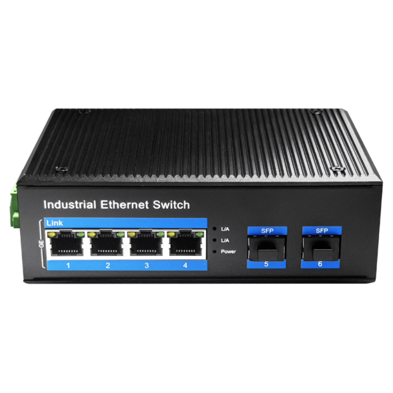 Cudy IG1004S2P switch No administrado Gigabit Ethernet (10/100/1000) Energía sobre Ethernet (PoE) Negro