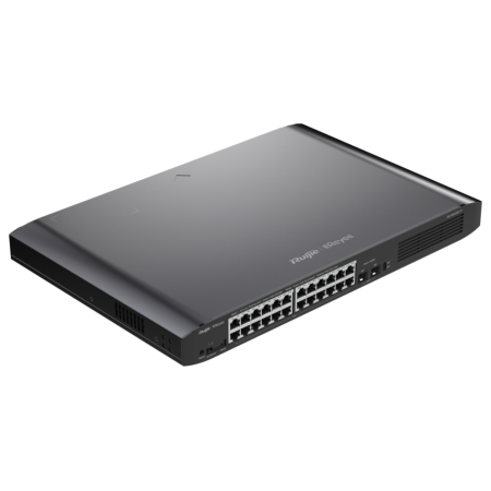 Ruijie Networks RG-ES226GC-P switch Gestionado L2 Gigabit Ethernet (10/100/1000) Energía sobre Ethernet (PoE) Negro