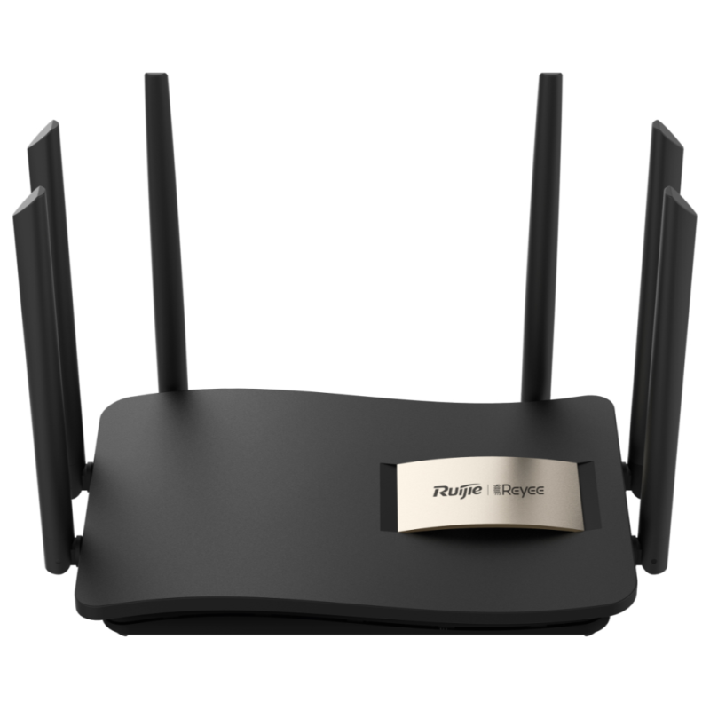 Ruijie Networks RG-EW1200G PRO router inalámbrico Gigabit Ethernet Doble banda (2,4 GHz / 5 GHz) Negro