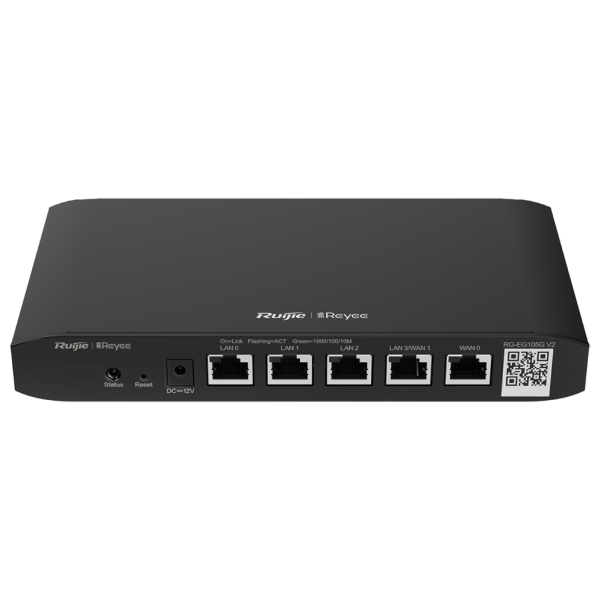 Ruijie Networks RG-EG105G-V2 router Gigabit Ethernet Negro