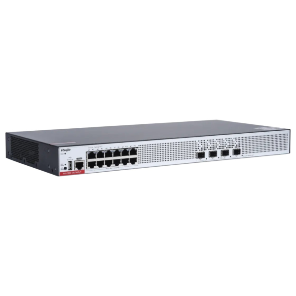 Ruijie Networks RG-CS83-12GT4XS-P switch Gestionado L3 Gigabit Ethernet (10/100/1000) Energía sobre Ethernet (PoE) 1U Gris