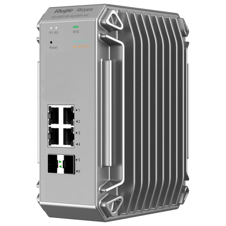 Ruijie Networks RG-NIS3100-8GT4SFP-HP switch Gestionado L2 Gigabit Ethernet (10/100/1000) Energía sobre Ethernet (PoE) Gris