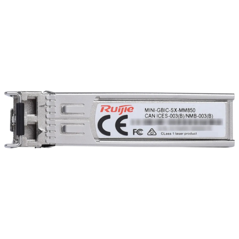 Ruijie Networks RG-MINI-GBIC-SXMM850 red modulo transceptor Fibra óptica 1000 Mbit/s SFP 850 nm