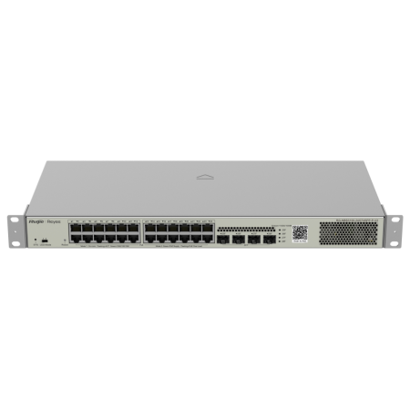 Ruijie Networks RG-NBS3100-24GT4SFP-P-V2 switch Gestionado L2 Gigabit Ethernet (10/100/1000) Energía sobre Ethernet (PoE) Metáli