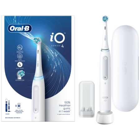 Braun Oral B iO 4 Adulto Cepillo dental oscilante Blanco