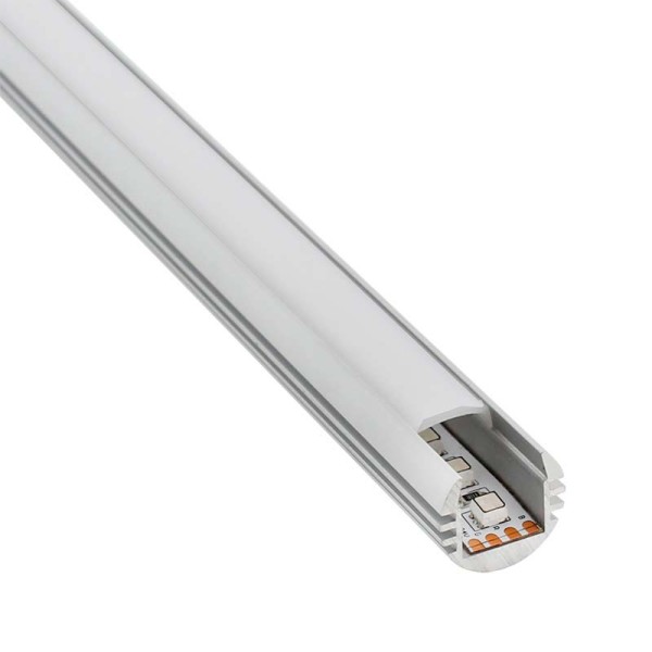 Perfil Round para tiras LED, 1 metro