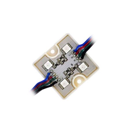 Módulo Led DC12V, RGB 4xSMD5050, 1,44W