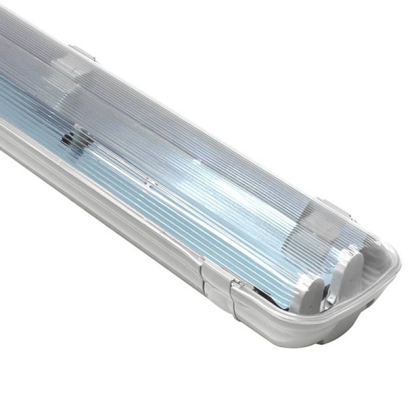 Pantalla estanca para 2 tubos led T8 de 60cm