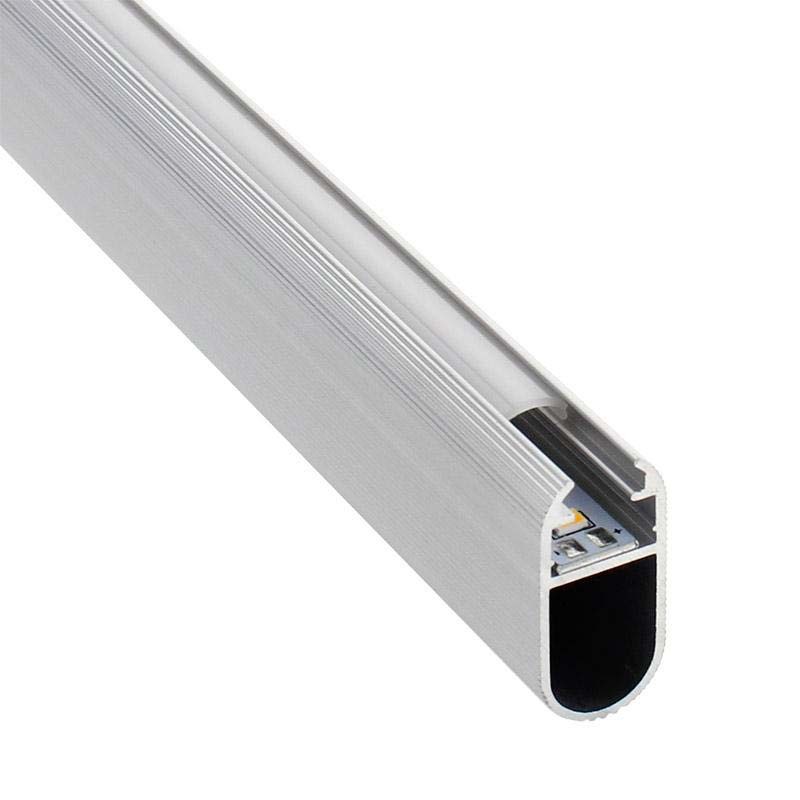 Perfil aluminio LOCKER, 2 metros