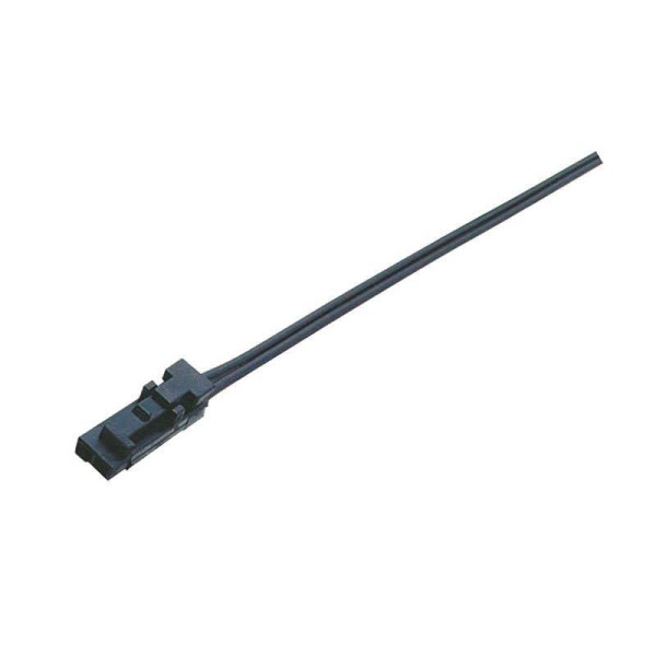 Conector rápido Macho 2 Pin con cable 1.5m, negro