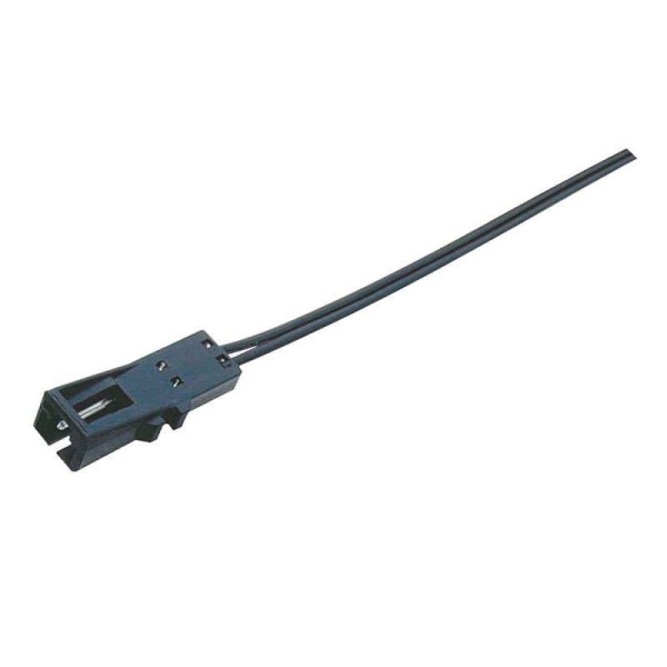 Conector rápido Hembra 2 Pin con cable 1.5m, negro