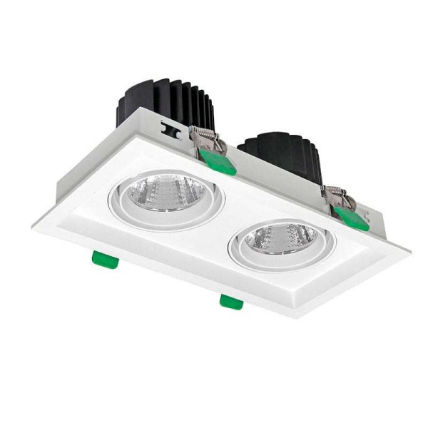 Downlight Led, KARDAN, 2 focos, 60W