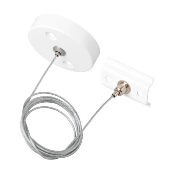 Colgante para carril monofásico, 2m, blanco