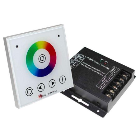 Controlador RF RGBW táctil empotrable