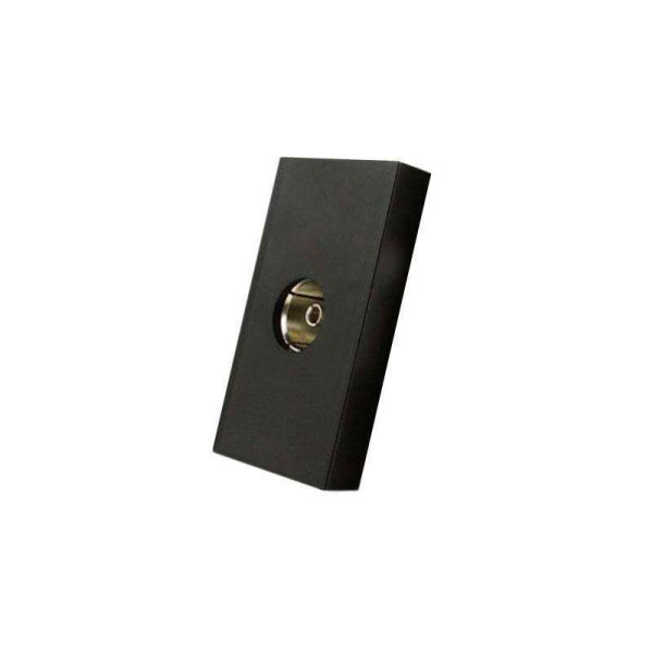 Conector TV negro para mecanismo de empotrar LIVOLO