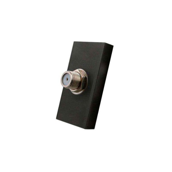 Conector SAT negro para mecanismo de empotrar LIVOLO