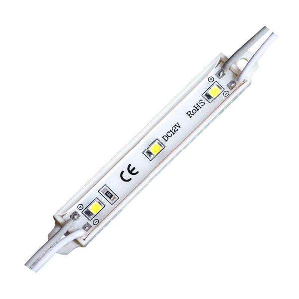 Módulo Led DC12V, ABS 3xSMD2835, 0,6W