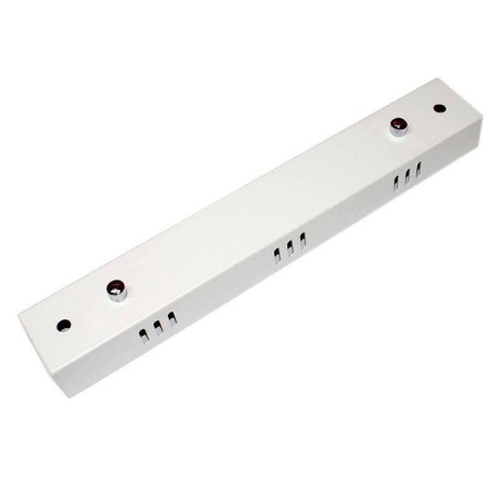Florón rectangular blanco 400x60mm
