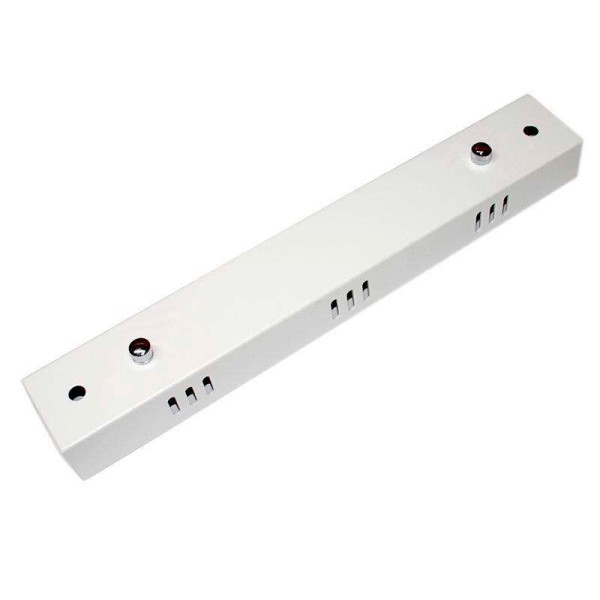 Florón rectangular blanco 400x60mm
