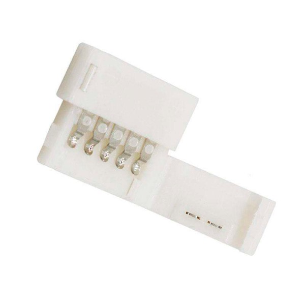 Unión / conector rígido Pin Click para tiras LED RGBW 5 pin