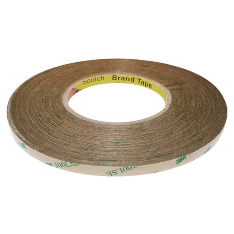 Adhesivo 3M 300LSE para tiras y perfiles LED, 8mm, rollo 100m