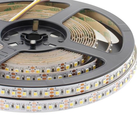 Tira LED Blanco Dual SMD3528, DC12V, 5m (240 Led/m), 48W, IP20