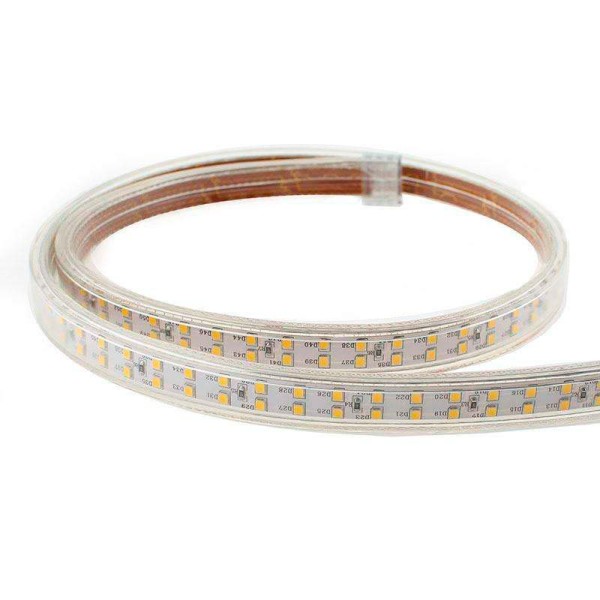 Tira LED 220V SMD2835 doble, 180Led/m, 18W/m, carrete 1 metro