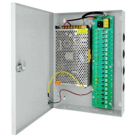 Fuente de alimentación DC12V/240W/20A BOX 18 puertos
