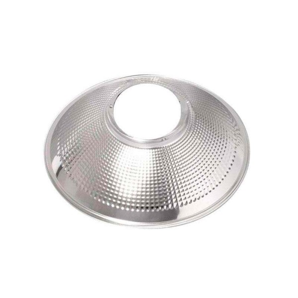Reflector aluminio 90º para lámpara industrial, Ø142mm