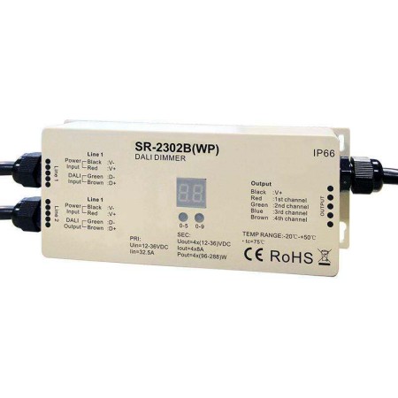 DALI Driver DC12-36, 700mA CC, 4CH, IP67