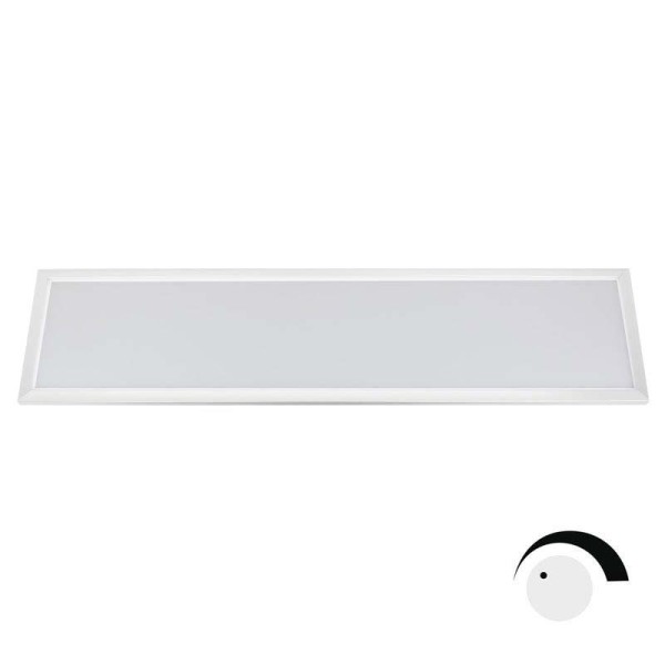 Panel LED 40W, ChipLed Samsung + LIFUD driver, 30x120cm, 0-10V regulable, blanco