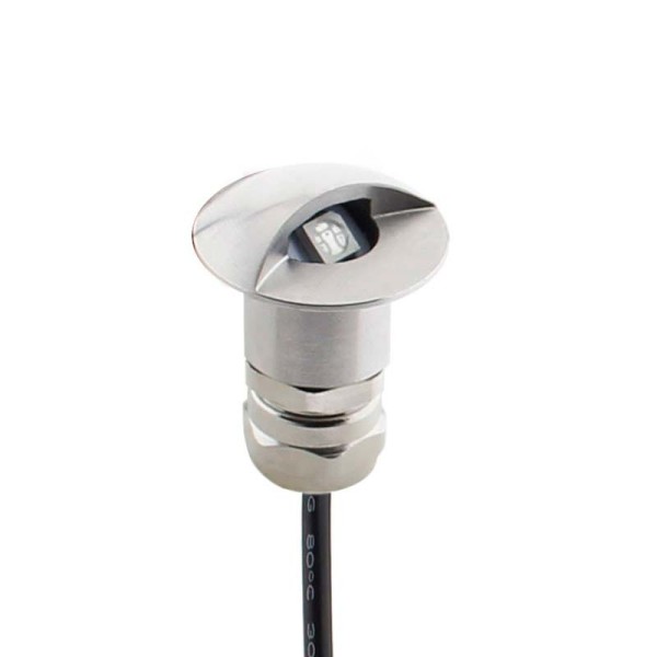Foco POD LED 1W, RGB, IP67 Acero inox