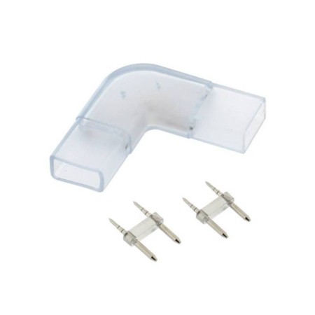 Unión intermedia L tira led 220V SMD5050 / SMD5630 - 9,5mm