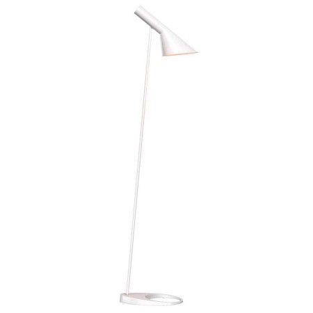 Lámpara JACOBSEN de pie, réplica, Blanco