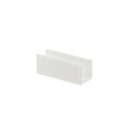 Clip PVC blanco Led NEON 3cm, 9x18mm