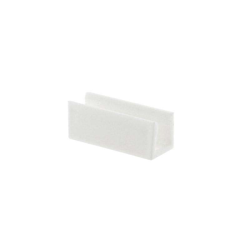 Clip PVC blanco Led NEON 3cm, 9x18mm