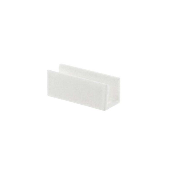 Clip PVC blanco Led NEON 3cm, 9x18mm