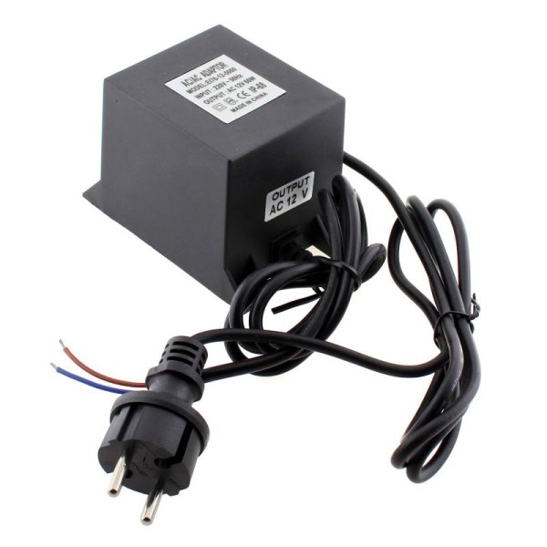 Adaptador de corriente de 220V AC a 12V AC, 60W, IP68