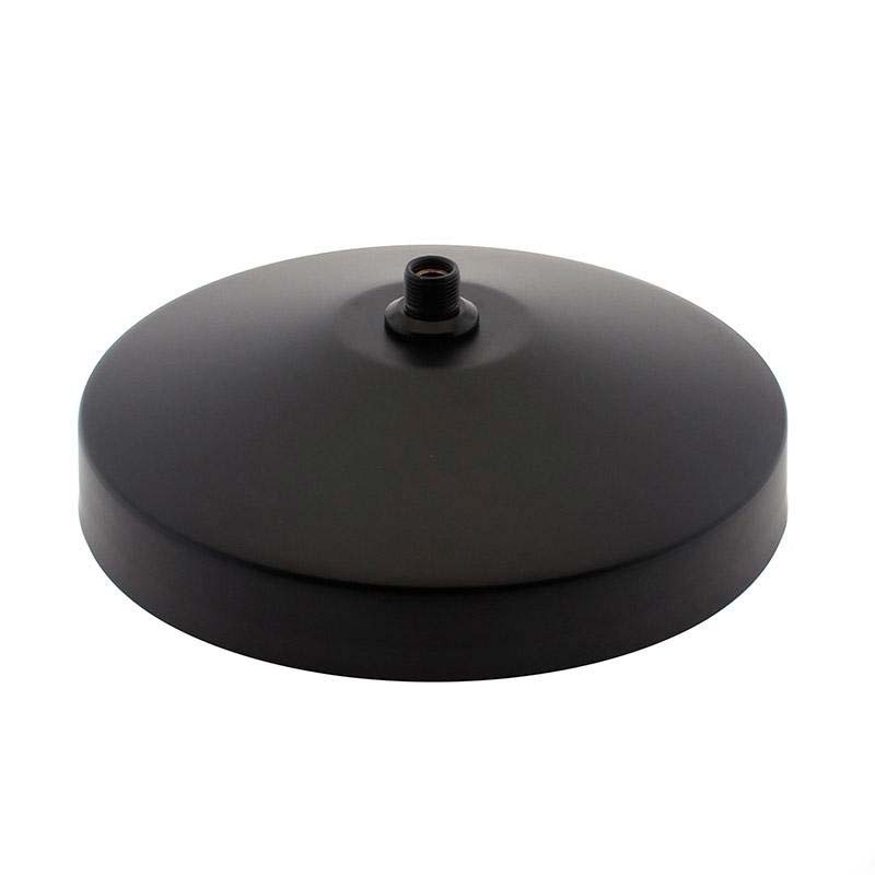 BASE Baround pie Acero Lacado Negro Ø225mm