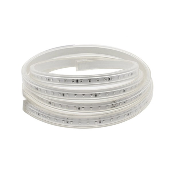 Tira LED 220V SMD2835, 120Led/m, 10W/m, 1 metro con conectores rápidos, 50cm corte