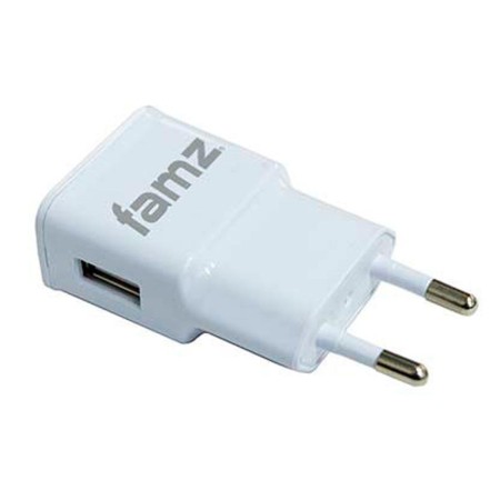 Cargador de red universal USB 1.000 mAh Blanco