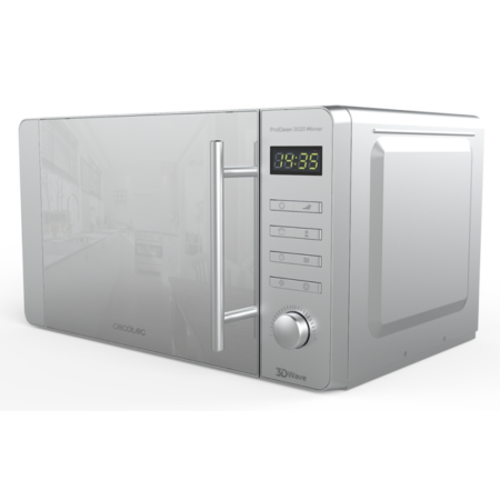 Cecotec 01532 microondas Plata Solo microondas Encimera 20 L 700 W