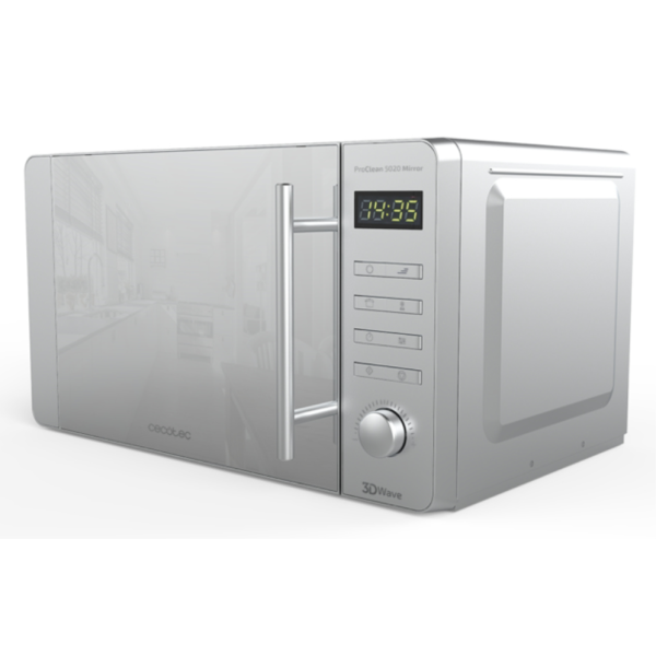 Cecotec 01532 microondas Plata Solo microondas Encimera 20 L 700 W